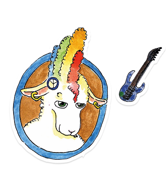 Ricardo das Punkschaf, E-Gitarre